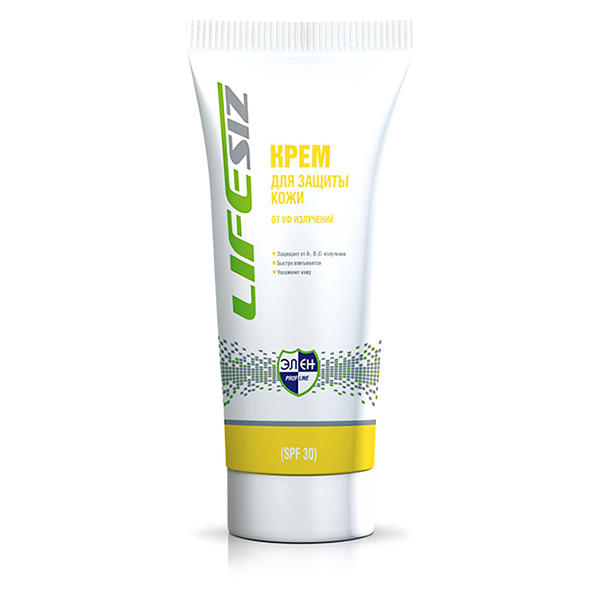 Крем защитный от УФ излучений (SPF 30) «Элен» 100 мл.